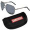 NCAA - S. Carolina Gamecocks Aviator Sunglasses and Zippered Carrying Case-Sunglasses, Eyewear & Accessories,Sunglass & Accessory Sets,Aviator Sunglasses & Zippered Case,College Aviator Sunglasses Sunglasses & Zippered Case-JadeMoghul Inc.