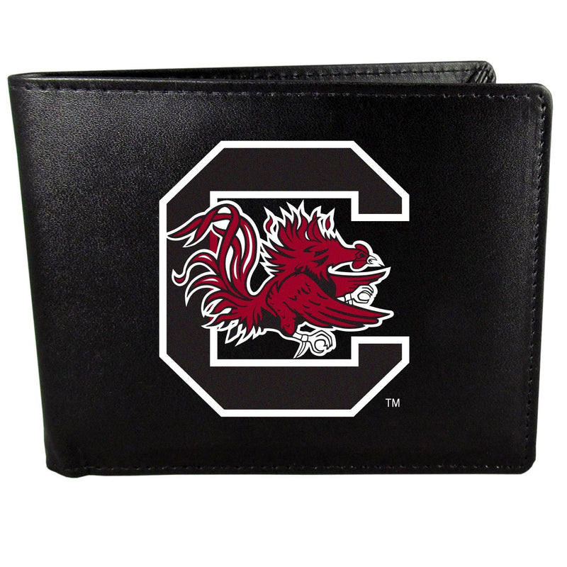 NCAA - S. Carolina Gamecocks Bi-fold Wallet Large Logo-Wallets & Checkbook Covers,College Wallets,S. Carolina Gamecocks Wallets-JadeMoghul Inc.