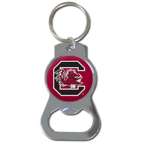 NCAA - S. Carolina Gamecocks Bottle Opener Key Chain-Key Chains,Bottle Opener Key Chains,College Bottle Opener Key Chains-JadeMoghul Inc.