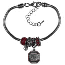 NCAA - S. Carolina Gamecocks Euro Bead Bracelet-Jewelry & Accessories,Bracelets,Euro Bead Bracelets,College Euro Bead Bracelets-JadeMoghul Inc.