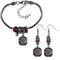 NCAA - S. Carolina Gamecocks Euro Bead Earrings and Bracelet Set-Jewelry & Accessories,College Jewelry,S. Carolina Gamecocks Jewelry-JadeMoghul Inc.
