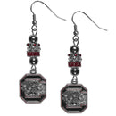 NCAA - S. Carolina Gamecocks Euro Bead Earrings-Jewelry & Accessories,Earrings,Euro Bead Earrings,College Euro Bead Earrings-JadeMoghul Inc.