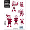 NCAA - S. Carolina Gamecocks Family Decal Set Small-Automotive Accessories,Decals,Family Character Decals,Small Family Decals,College Small Family Decals-JadeMoghul Inc.