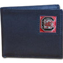 NCAA - S. Carolina Gamecocks Leather Bi-fold Wallet Packaged in Gift Box-Wallets & Checkbook Covers,Bi-fold Wallets,Gift Box Packaging,College Bi-fold Wallets-JadeMoghul Inc.