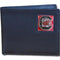 NCAA - S. Carolina Gamecocks Leather Bi-fold Wallet Packaged in Gift Box-Wallets & Checkbook Covers,Bi-fold Wallets,Gift Box Packaging,College Bi-fold Wallets-JadeMoghul Inc.