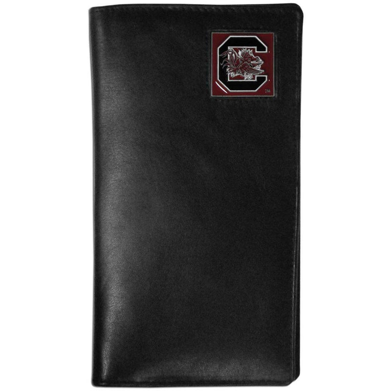 NCAA - S. Carolina Gamecocks Leather Tall Wallet-Wallets & Checkbook Covers,Tall Wallets,College Tall Wallets-JadeMoghul Inc.