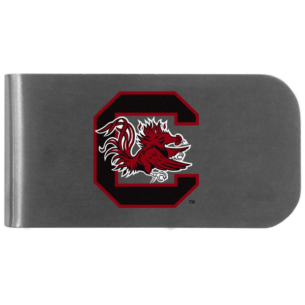 NCAA - S. Carolina Gamecocks Logo Bottle Opener Money Clip-Wallets & Checkbook Covers,College Wallets,S. Carolina Gamecocks Wallets-JadeMoghul Inc.