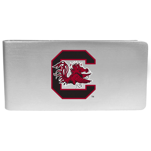 NCAA - S. Carolina Gamecocks Logo Money Clip-Wallets & Checkbook Covers,College Wallets,S. Carolina Gamecocks Wallets-JadeMoghul Inc.