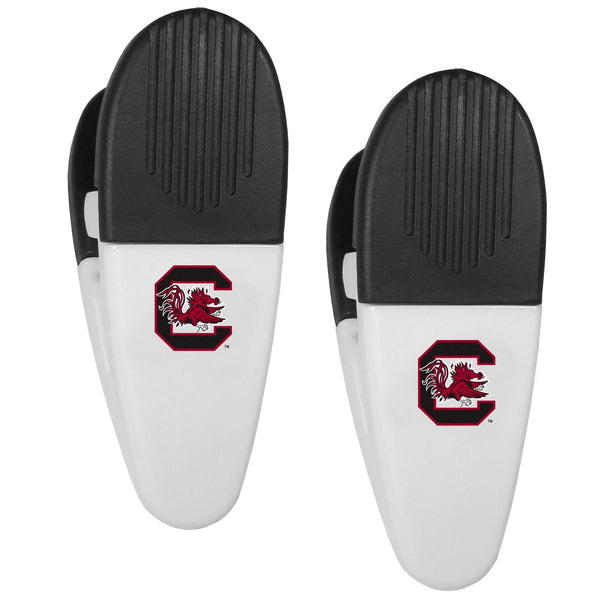 NCAA - S. Carolina Gamecocks Mini Chip Clip Magnets, 2 pk-Other Cool Stuff,College Other Cool Stuff,S. Carolina Gamecocks Other Cool Stuff-JadeMoghul Inc.
