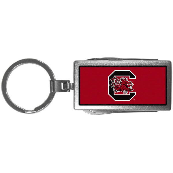 NCAA - S. Carolina Gamecocks Multi-tool Key Chain, Logo-Key Chains,College Key Chains,S. Carolina Gamecocks Key Chains-JadeMoghul Inc.