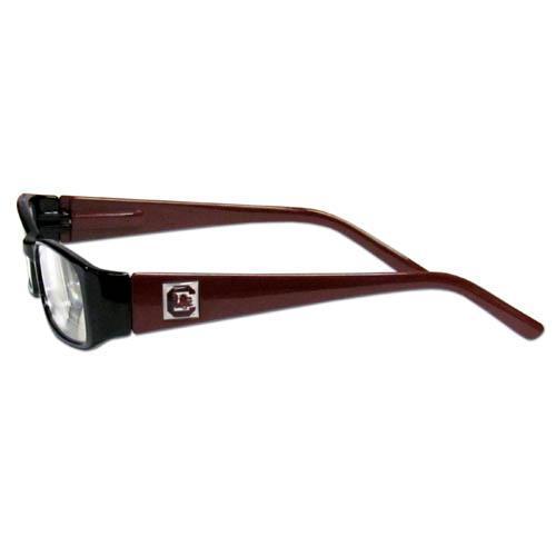 NCAA - S. Carolina Gamecocks Reading Glasses +1.50-Sunglasses, Eyewear & Accessories,Reading Glasses,Colored Frames, Power 1.50,College Power 1.50-JadeMoghul Inc.