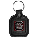 NCAA - S. Carolina Gamecocks Square Leatherette Key Chain-Key Chains,Leatherette Key Chains,College Leatherette Key Chains-JadeMoghul Inc.