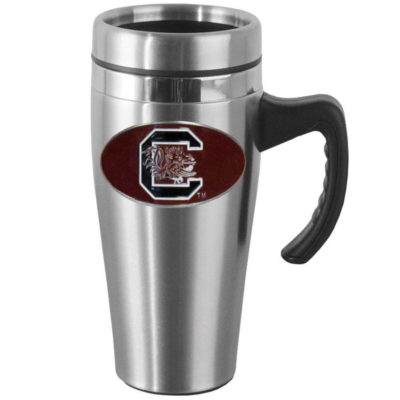 NCAA - S. Carolina Gamecocks Steel Travel Mug w/Handle-Missing-JadeMoghul Inc.