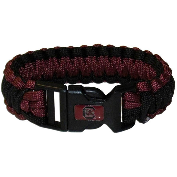 NCAA - S. Carolina Gamecocks Survivor Bracelet-Jewelry & Accessories,Bracelets,Survivor Bracelets,College Survivor Bracelets-JadeMoghul Inc.