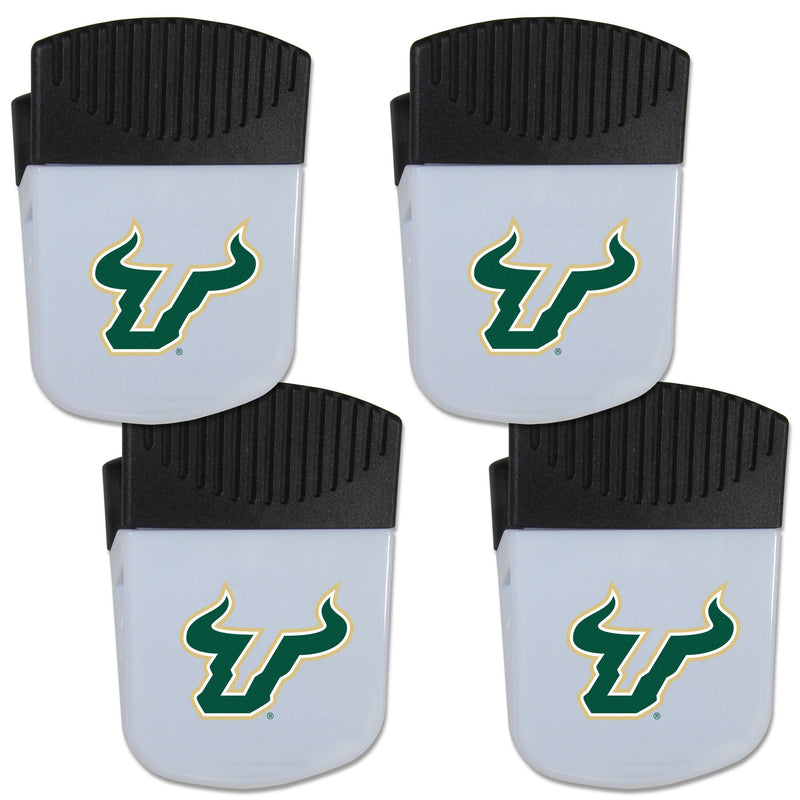 NCAA - S. Florida Bulls Chip Clip Magnet with Bottle Opener, 4 pack-Other Cool Stuff,College Other Cool Stuff,S. Florida Bulls Other Cool Stuff-JadeMoghul Inc.