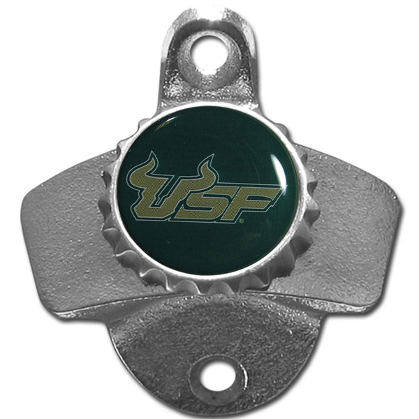 NCAA - S. Florida Bulls Wall Mounted Bottle Opener-Home & Office,Wall Mounted Bottle Openers,College Wall Mounted Bottle Openers-JadeMoghul Inc.