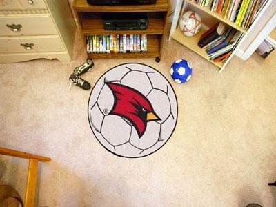 Round Entry Rugs NCAA Saginaw Valley State Soccer Ball 27" diameter