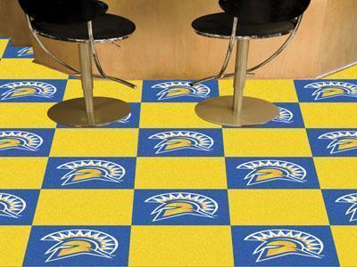 Cheap Carpet NCAA San Jose State 18"x18" Carpet Tiles