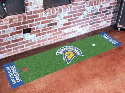 Long Runner Rugs NCAA San Jose State Putting Green Runner 18"x72" Golf Accessories