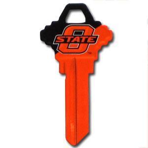 NCAA - Schlage Key - Oklahoma State Cowboys-Home & Office,House Keys,College House Keys-JadeMoghul Inc.
