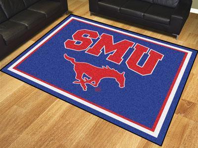 8x10 Rug NCAA SMU 8'x10' Plush Rug