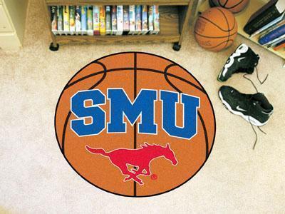 Round Rugs For Sale NCAA SMU Basketball Mat 27" diameter