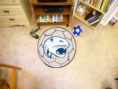 Small Round Rugs NCAA South Alabama Soccer Ball 27" diameter