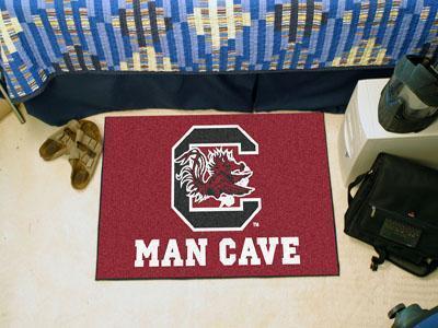 Outdoor Rug NCAA South Carolina Man Cave Starter Rug 19"x30"