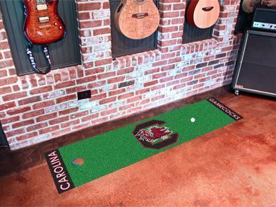 Rugs NCAA South Carolina Putting Green Mat 18"x72" Golf Accessories