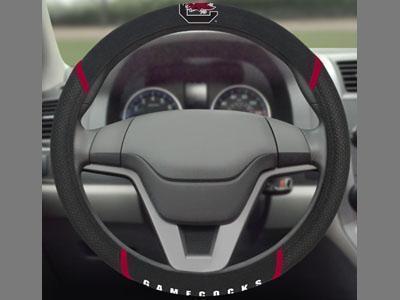 Logo Mats NCAA South Carolina Steering Wheel Cover 15"x15"
