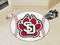 Round Area Rugs NCAA South Dakota Baseball Mat 27" diameter