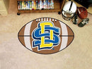 Round Rugs For Sale NCAA South Dakota State Football Ball Rug 20.5"x32.5"