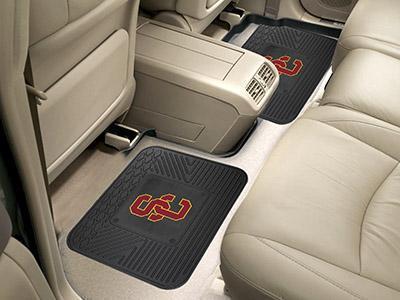 Rubber Mat NCAA Southern California 2-pc Utility Car Mat 14"x17"