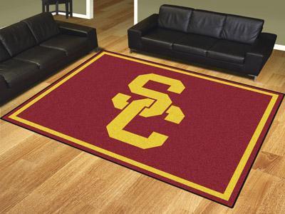 8x10 Rug NCAA Southern California 8'x10' Plush Rug