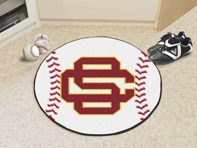 Round Rugs For Sale NCAA Southern California Baseball Mat 27" diameter