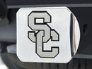Trailer Hitch Covers NCAA Southern California Chrome Hitch Cover 4 1/2"x3 3/8"
