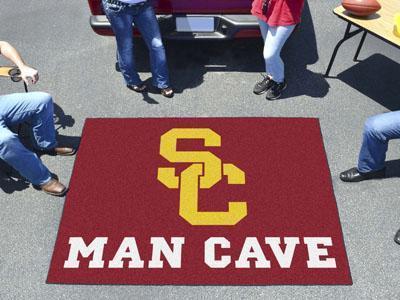 BBQ Store NCAA Southern California Man Cave Tailgater Rug 5'x6'