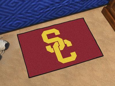 Indoor Outdoor Rugs NCAA Southern California Starter Rug 19"x30"