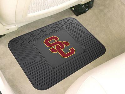 Rubber Floor Mats NCAA Southern California Utility Car Mat 14"x17"