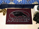 Outdoor Rug NCAA Southern Illinois Starter Rug 19"x30"