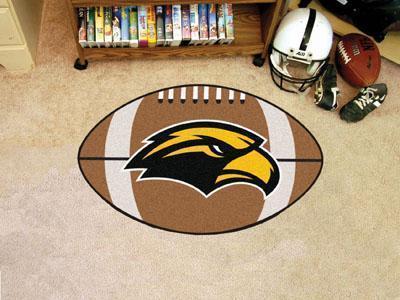 Round Rug in Living Room NCAA Southern Miss Football Ball Rug 20.5"x32.5"