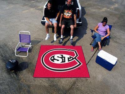 BBQ Grill Mat NCAA St. Cloud State Tailgater Rug 5'x6'