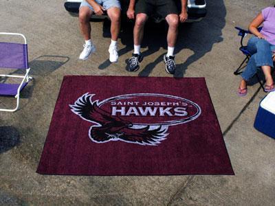 BBQ Grill Mat NCAA St. Joseph's Tailgater Rug 5'x6'