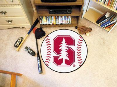 Round Rugs For Sale NCAA Stanford Baseball Mat 27" diameter