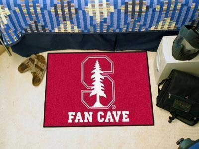 Indoor Outdoor Rugs NCAA Stanford Fan Cave Starter Rug 19"x30"