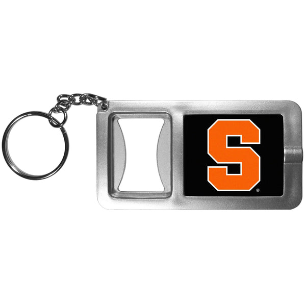 NCAA - Syracuse Orange Flashlight Key Chain with Bottle Opener-Key Chains,Flashlight Key Chain With Bottle Opener,College Flashlight Key Chain With Bottle Opener-JadeMoghul Inc.