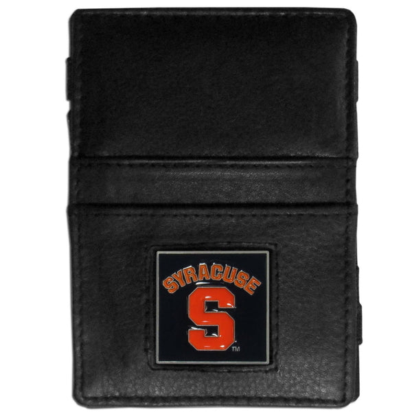 NCAA - Syracuse Orange Leather Jacob's Ladder Wallet-Wallets & Checkbook Covers,Jacob's Ladder Wallets,College Jacob's Ladder Wallets-JadeMoghul Inc.