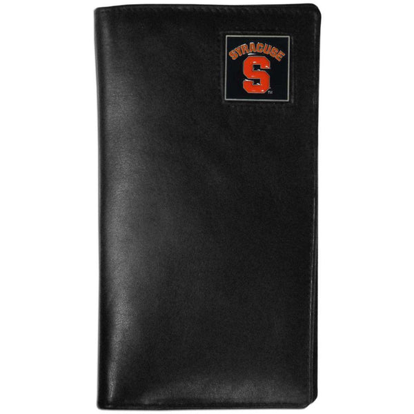 NCAA - Syracuse Orange Leather Tall Wallet-Wallets & Checkbook Covers,Tall Wallets,College Tall Wallets-JadeMoghul Inc.