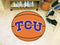 Round Area Rugs NCAA TCU Basketball Mat 27" diameter