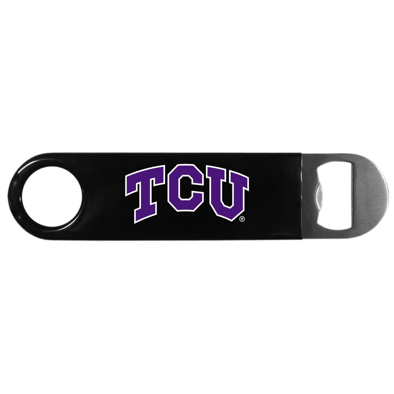 NCAA - TCU Horned Frogs Long Neck Bottle Opener-Tailgating & BBQ Accessories,Bottle Openers,Long Neck Openers,College Bottle Openers-JadeMoghul Inc.
